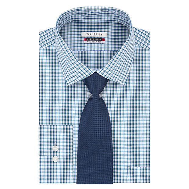 Men's Van Heusen Regular-Fit Flex Collar Dress Shirt & Tie