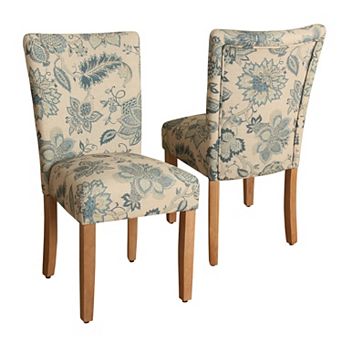 HomePop Lexie Floral Dining Chair 2 pc Set