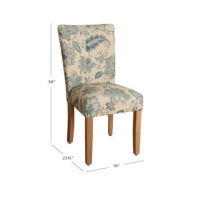 HomePop Lexie Floral Dining Chair 2-piece Set