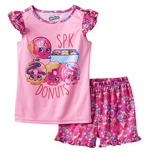 Girls 4-12 Shopkins D'lish Donut, Rolly Donut, Dolly Donut & Daisy Donut Pajama Set