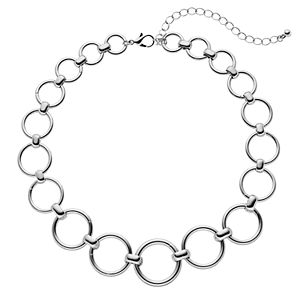 Apt. 9® Graduated Circle Link Choker Necklace