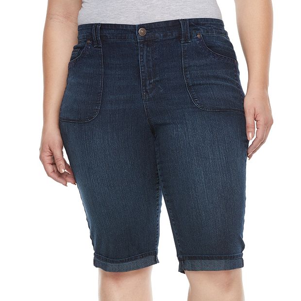 Gloria vanderbilt jordyn hot sale capris plus size