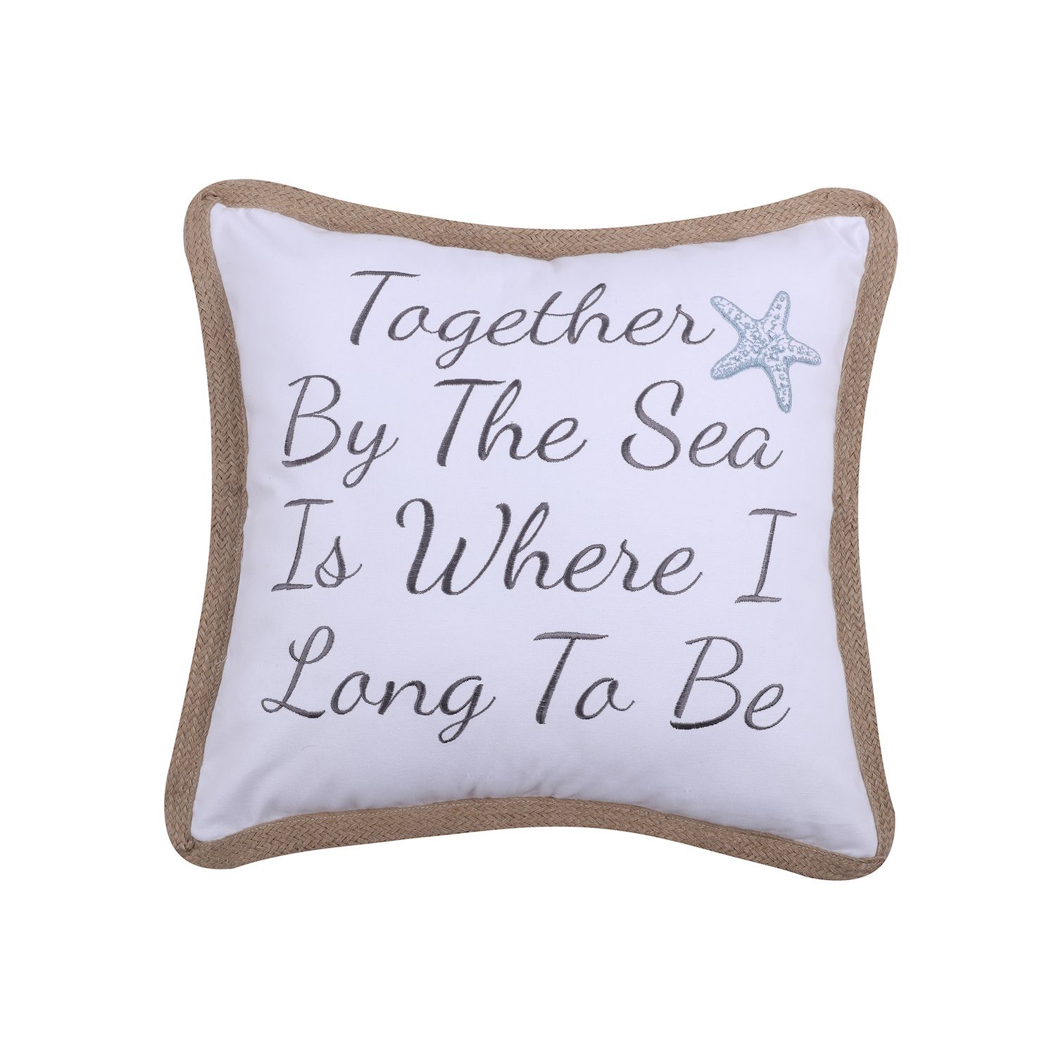 Image for Levtex Home ''Together By The Sea'' Rope Throw Pillow at Kohl's.