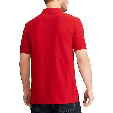 Men's Chaps Stretch Solid Pique Polo