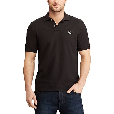 Men's Chaps Stretch Solid Pique Polo