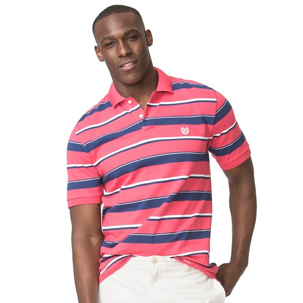 Regeringsverordening Extreme armoede lichtgewicht Men's Chaps Classic-Fit Striped Stretch Polo