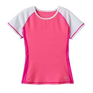 Girls 7-16 Free Country Colorblock Swim Rashguard