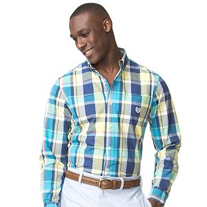 Men's Chaps Classic-Fit Poplin Button-Down Shirt