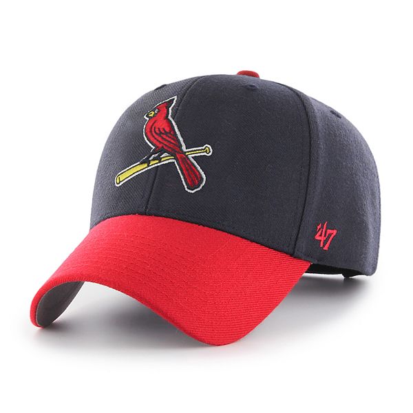 47 Brand - MLB Red Adjustable Cap - St. Louis Cardinals Thick Cord MVP Gamay Red Adjustable @ Hatstore