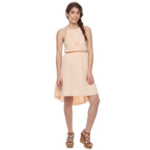 Juniors' Mudd® Halter Skater Dress