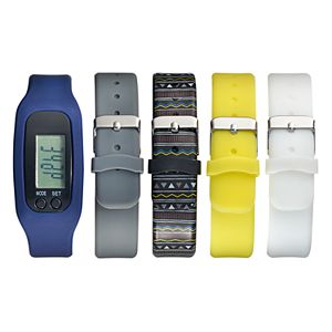 B-Fit Unisex Activity Tracker & Interchangeable Band Set - BA5375BK606-078