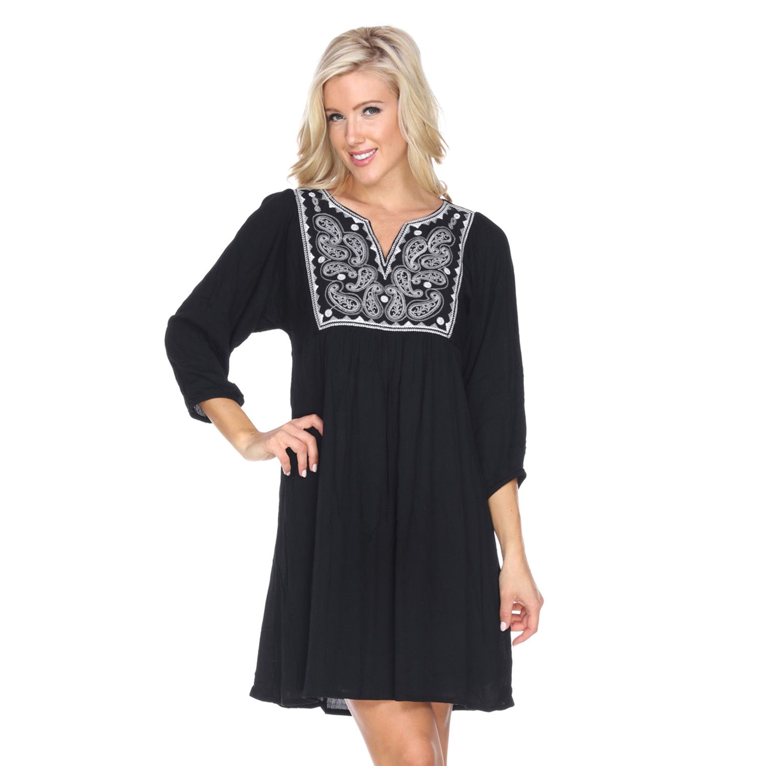 womens white babydoll dress