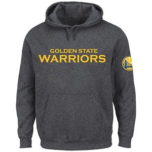 Big & Tall Majestic Golden State Warriors Pullover Fleece Hoodie