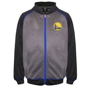Big & Tall Majestic Golden State Warriors Fleece Zip-Up Jacket