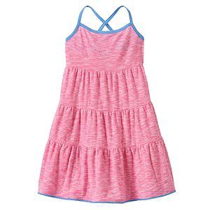 Baby Girl Jumping Beans® Striped Tiered Dress