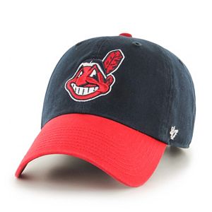 Adult '47 Brand Cleveland Indians Alternate Clean Up Adjustable Cap