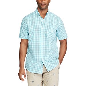 Men's Chaps Classic-Fit Tattersall Checked Easy-Care Button-Down Shirt