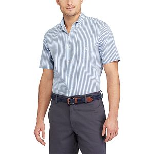 Men's Chaps Classic-Fit Striped Easy-Care Button-Down Shirt