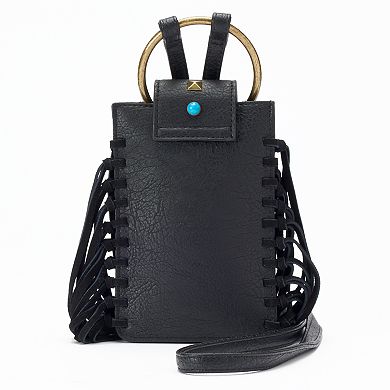 Mudd® Studded Cell Phone Crossbody Bag