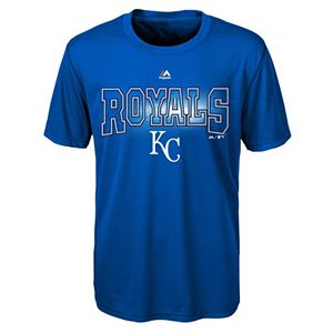 Boys 8-20 Majestic Kansas City Royals Light Up the Field Cool Base Tee