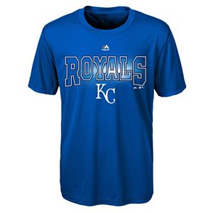 Boys 8-20 Majestic Kansas City Royals Light Up the Field Cool Base Tee