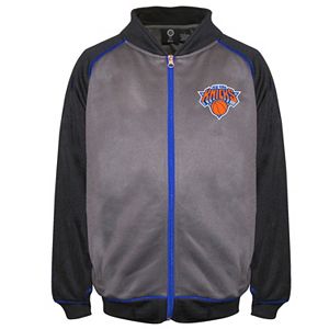 Boys 8-20 Majestic New York Knicks Fleece Track Jacket