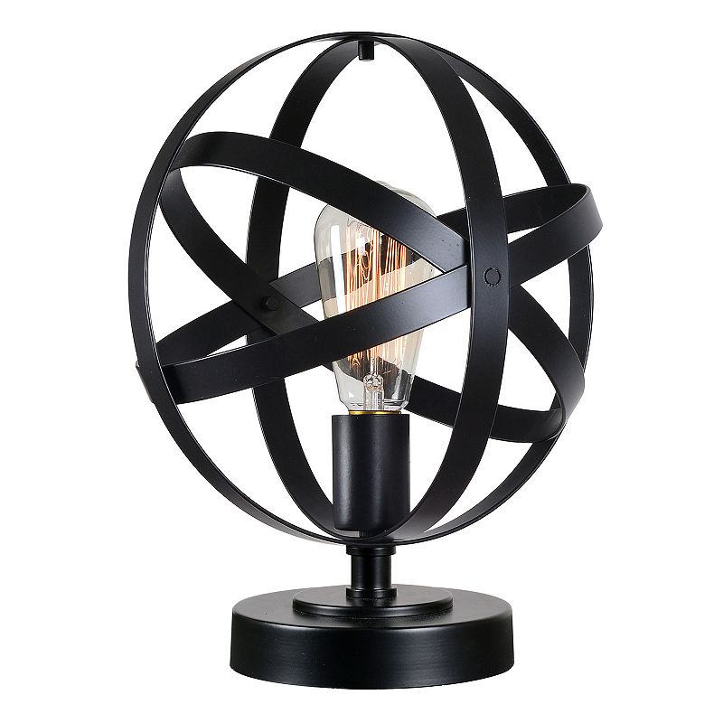 Kenroy Home Black Globe Table Lamp