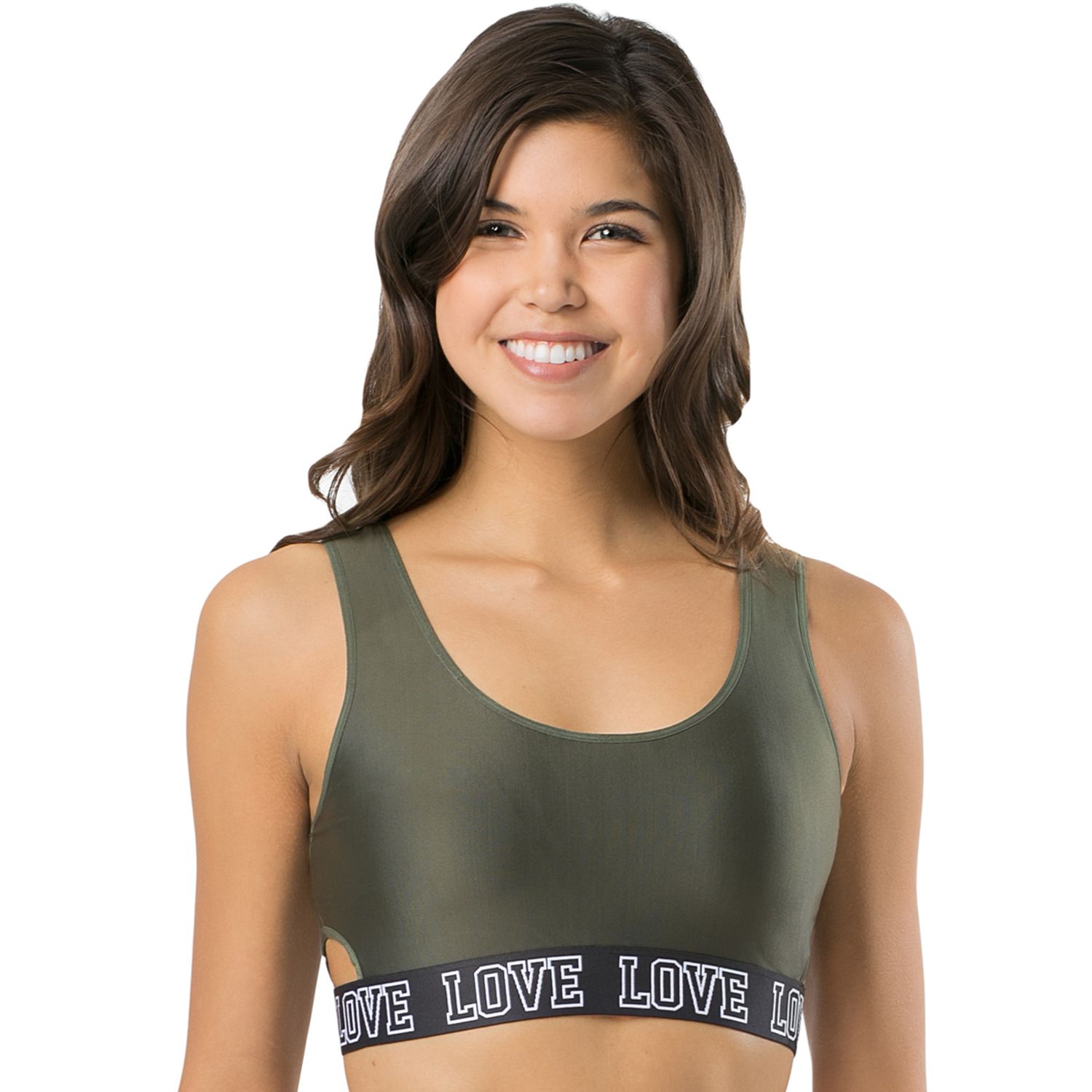 sports bra with cutouts