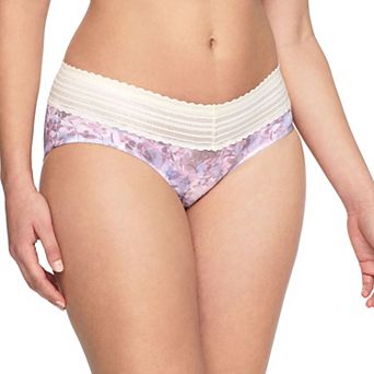 Warners No Pinching, No Problems® Dig-Free Comfort Waist with Lace Microfiber Hipster 5609J