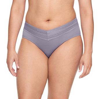 Warners No Pinching, No Problems® Dig-Free Comfort Waist with Lace Microfiber Hipster 5609J