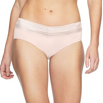 Warners No Pinching, No Problems® Dig-Free Comfort Waist with Lace Microfiber Hipster 5609J