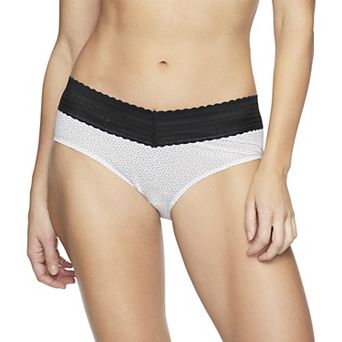 Warners No Pinching, No Problems® Dig-Free Comfort Waist with Lace Microfiber Hipster 5609J