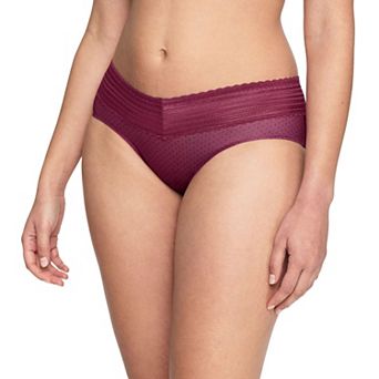 Warners No Pinching, No Problems® Dig-Free Comfort Waist with Lace Microfiber Hipster 5609J