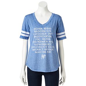 Juniors' Harry Potter Magician's List Burnout Varsity Graphic Tee
