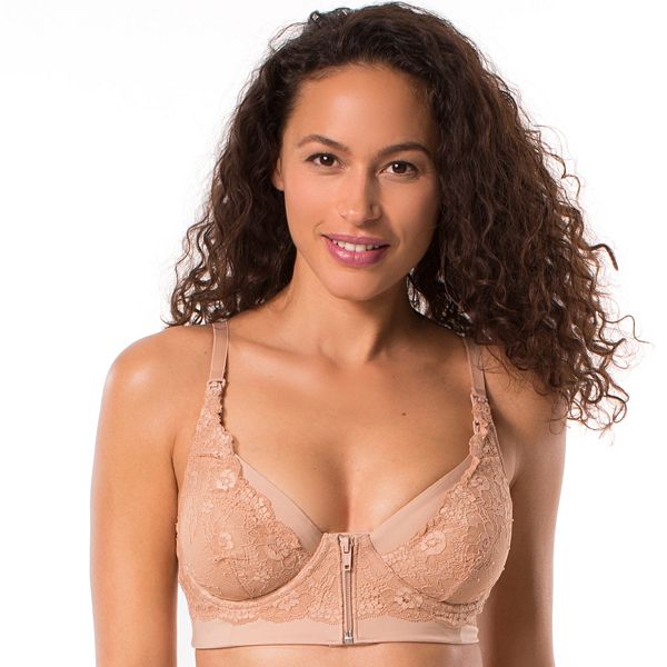 PIP & VINE MATERNITY NURSING BRA - LIGHTLY LINED - 40D - NUDE - RET  42(BRA-277)