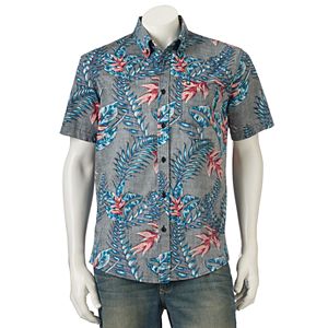 Men's Ocean Current Fantasy Button-Down Shirt
