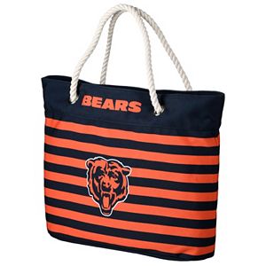 Forever Collectibles Chicago Bears Striped Tote Bag
