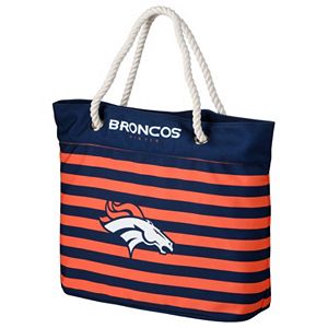 Forever Collectibles Denver Broncos Striped Tote Bag
