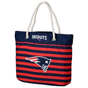 Forever Collectibles New England Patriots Striped Tote Bag