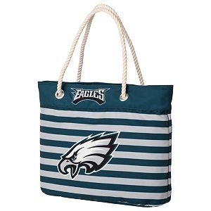 Forever Collectibles Philadelphia Eagles Striped Tote Bag