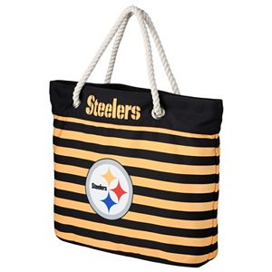 Forever Collectibles Pittsburgh Steelers Striped Tote Bag