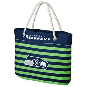 Forever Collectibles Seattle Seahawks Striped Tote Bag