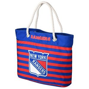 Forever Collectibles New York Rangers Striped Tote Bag