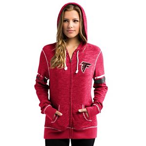 Plus Size Majestic Atlanta Falcons Zip Hoodie
