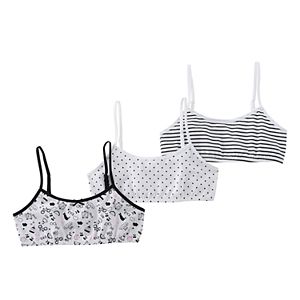 Girls 7-16 Maidenform 3-pk. Crop Bras