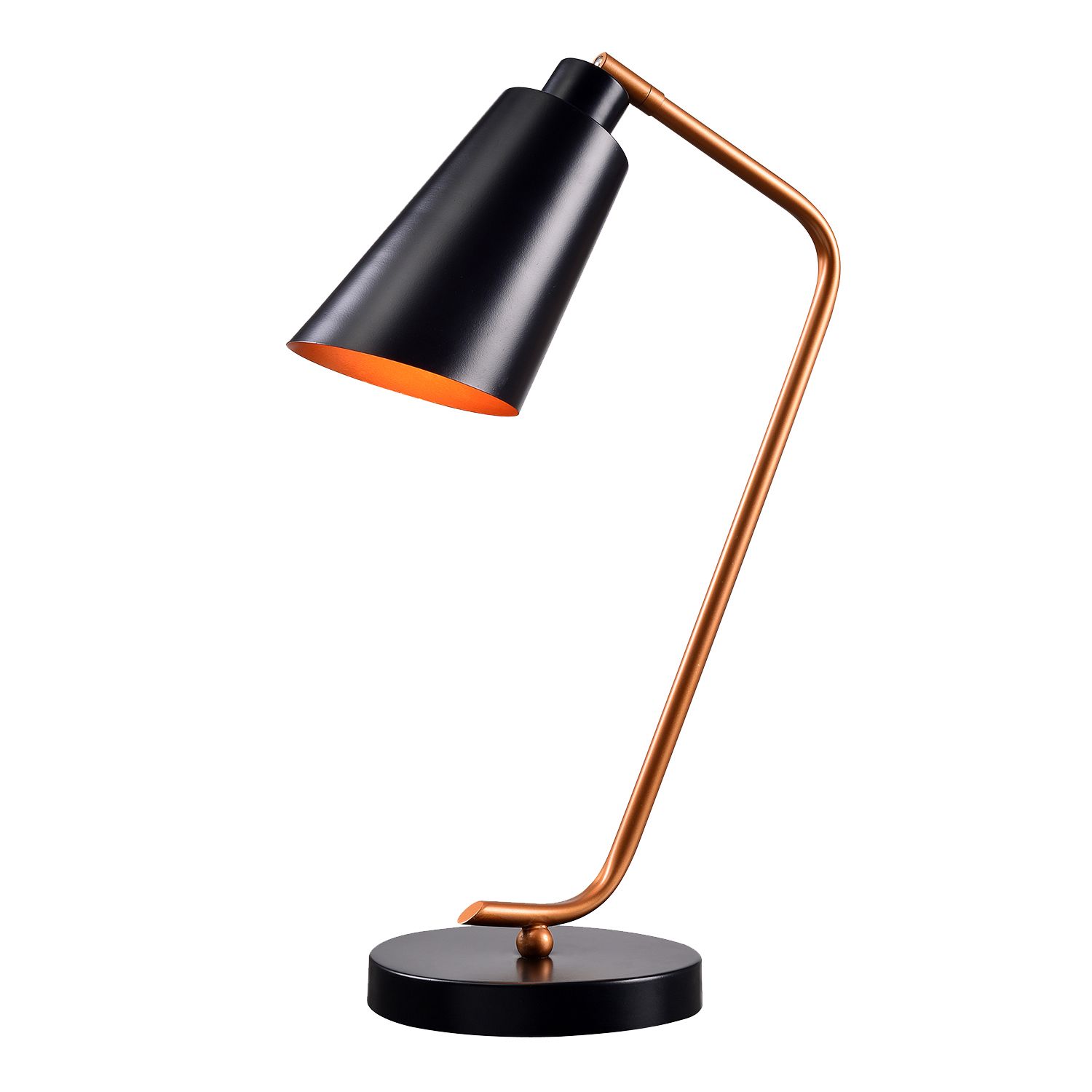 copper desk lamp