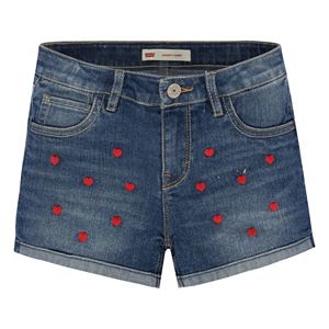 Girls 7-16 Levi's Embroidered Pattern Shortie Shorts