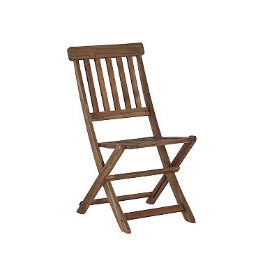 Linon Scooped Seat Table Stool