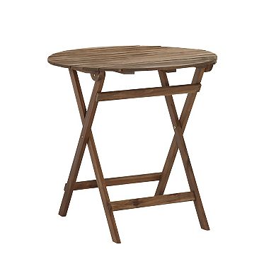 Linon Scooped Seat Table Stool
