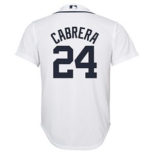 Boys 8-20 Majestic Detroit Tigers Miguel Cabrera Replica Jersey